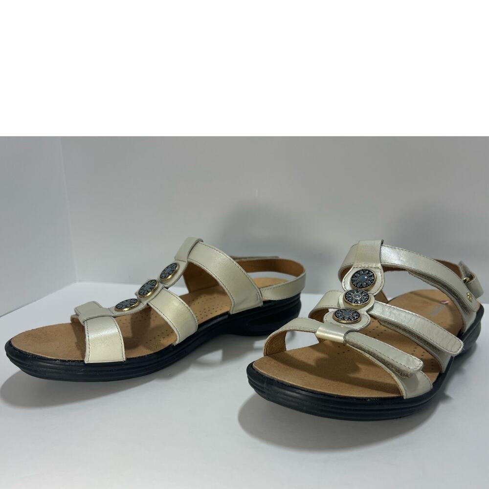 Revere Santiago Sandal, Pearlized White, size 11, Ortho, Comfort, Slip Resistant - Picture 8 of 14